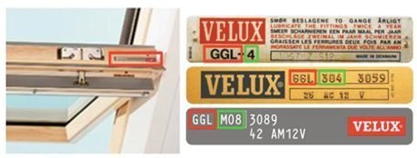 codigo ventana velux